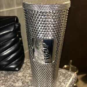 Disney Silver Diamond-Patterned Tumbler